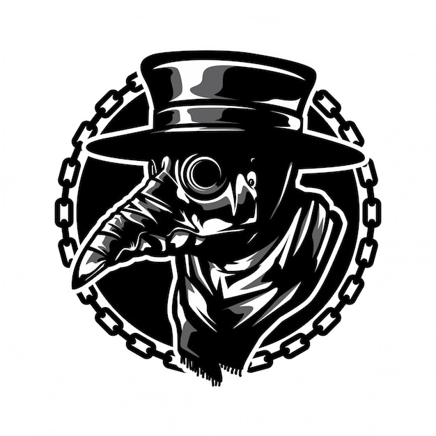 Plague doctor mask | Premium Vector