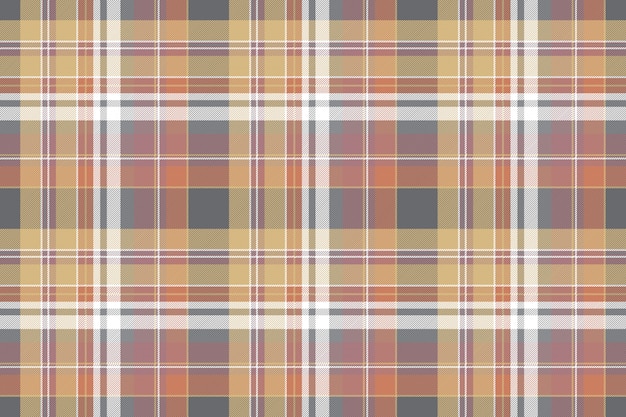 Premium Vector Plaid Fabric Texture Seamless Pattern