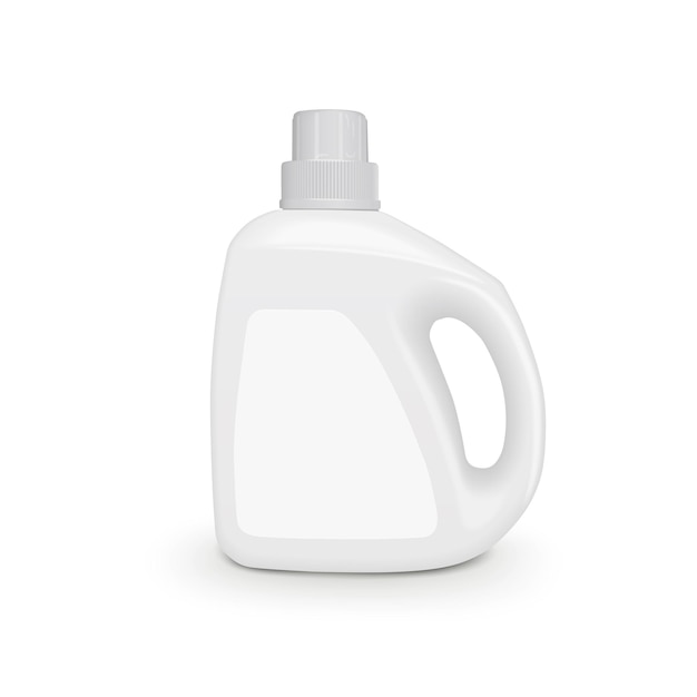 Premium Vector | Plastic detergent container