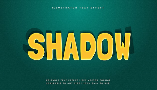 Premium Vector Playful Comic Shadow Text Style Font Effect 2872