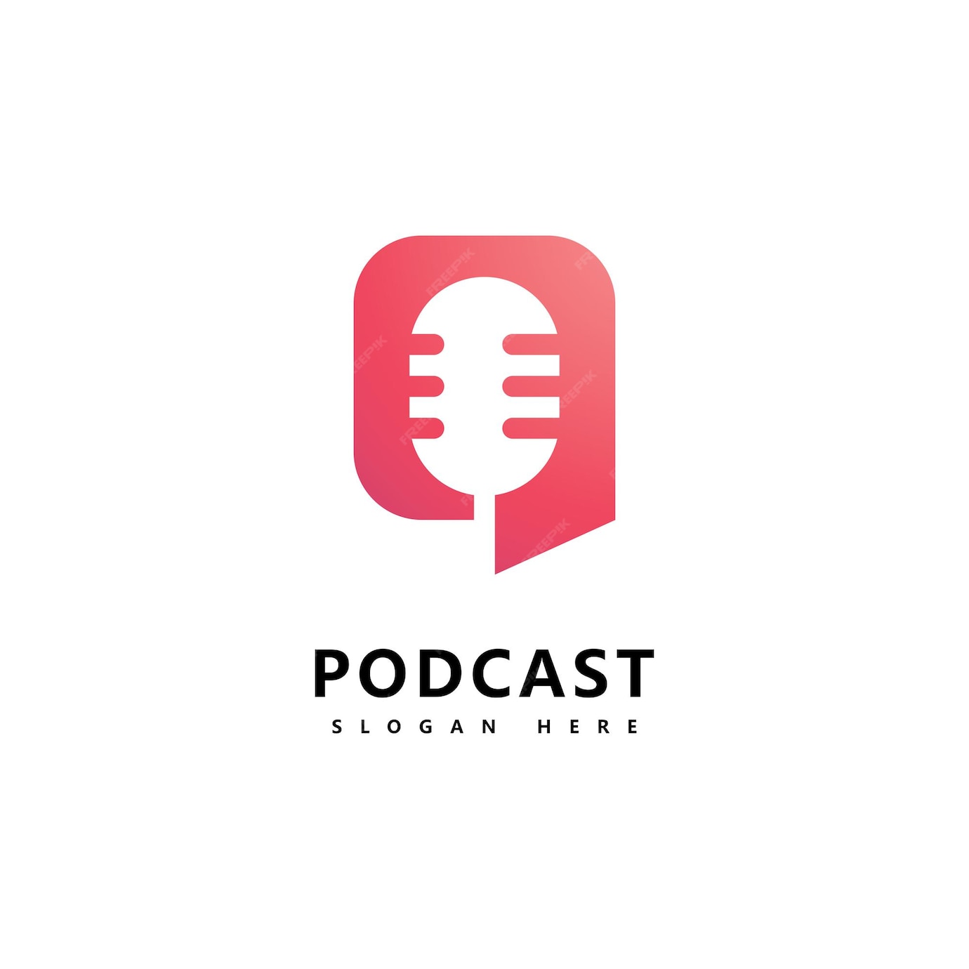 Premium Vector Podcast Logo Icon Design Vector Template Microphone Symbols 