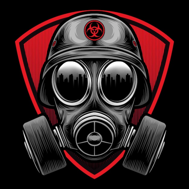 Premium Vector | Poison mask and logo