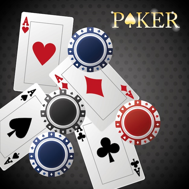 Poker design Premium Vector