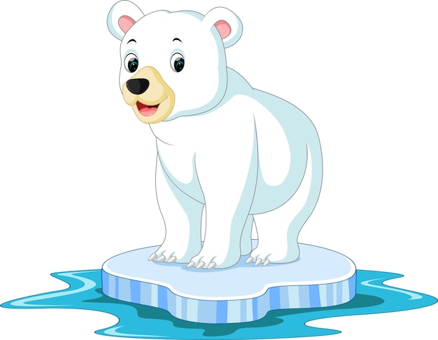 Premium Vector | Polar bear cartoon