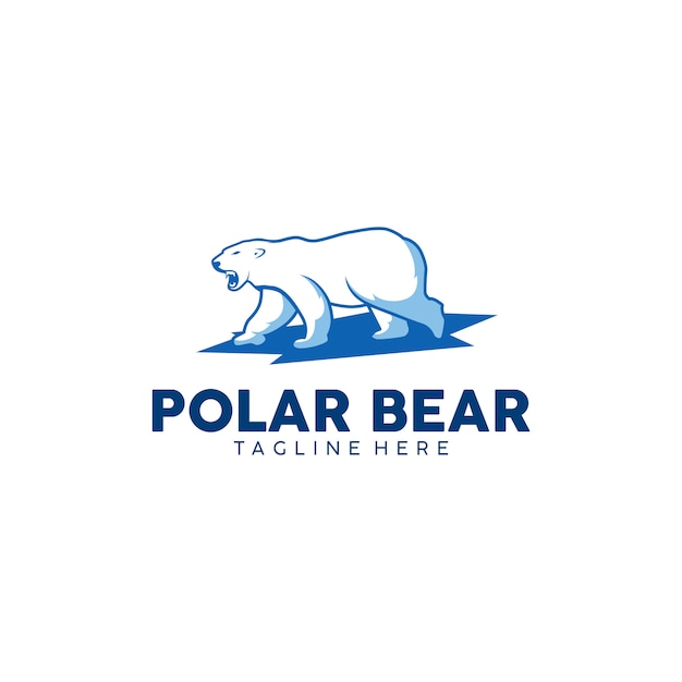 Premium Vector | Polar bear logo ready to use