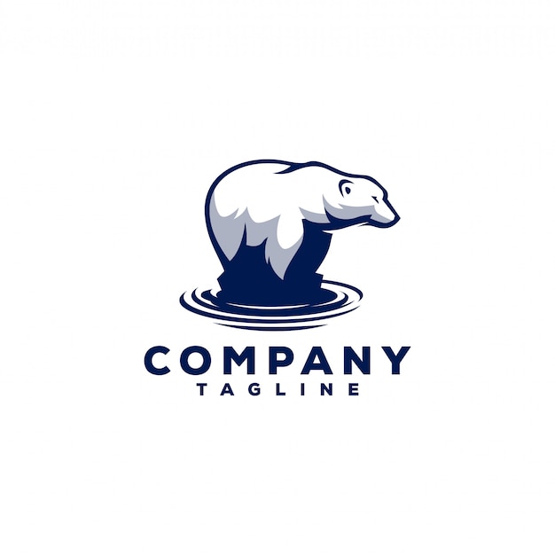 Premium Vector | Polar bear logo