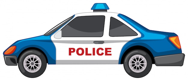 Police Car Vector Free Download