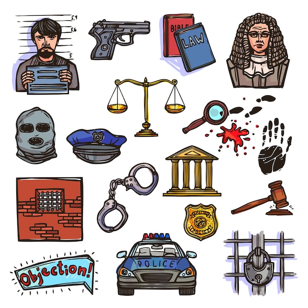 Download Police designs collection Vector | Premium Download