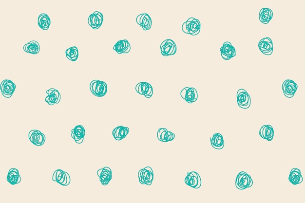 Free Vector Polka Dot Pattern Background Green Doodle Vector Aesthetic Design