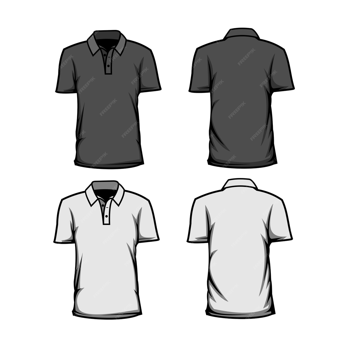 Premium Vector | Polo mockup