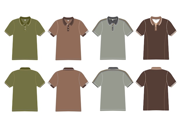 Premium Vector | Polo shirt design vector