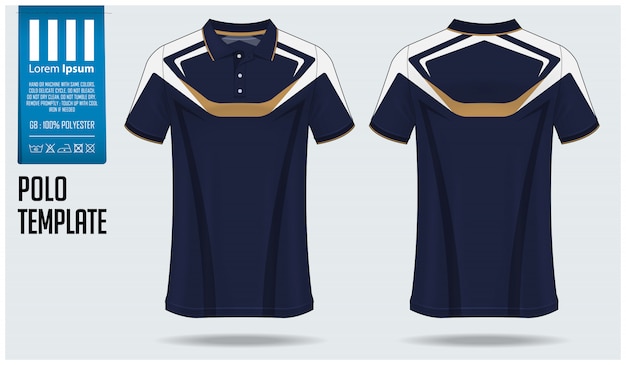 Download Polo shirt mockup template design. | Premium Vector