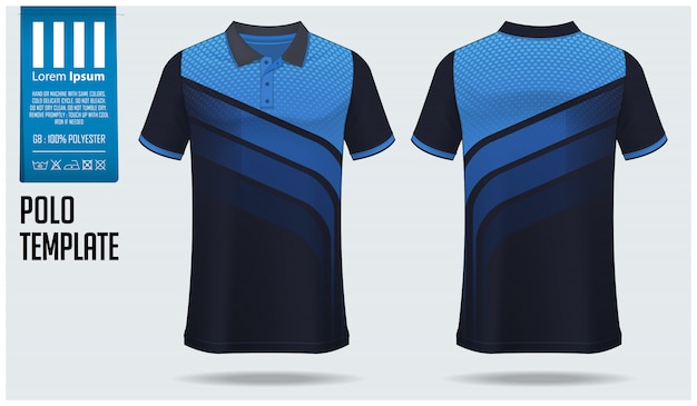 Editable Polo Shirt Design Template