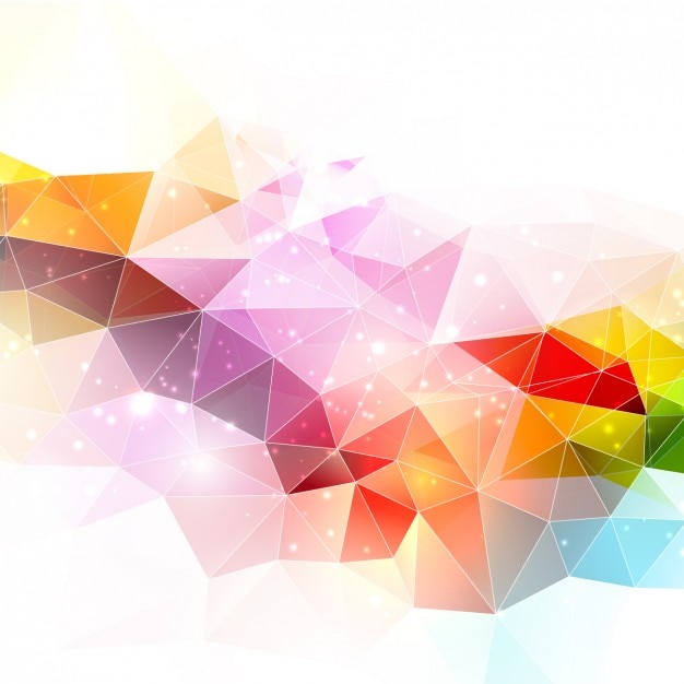 Free Vector | Polygonal abstract background