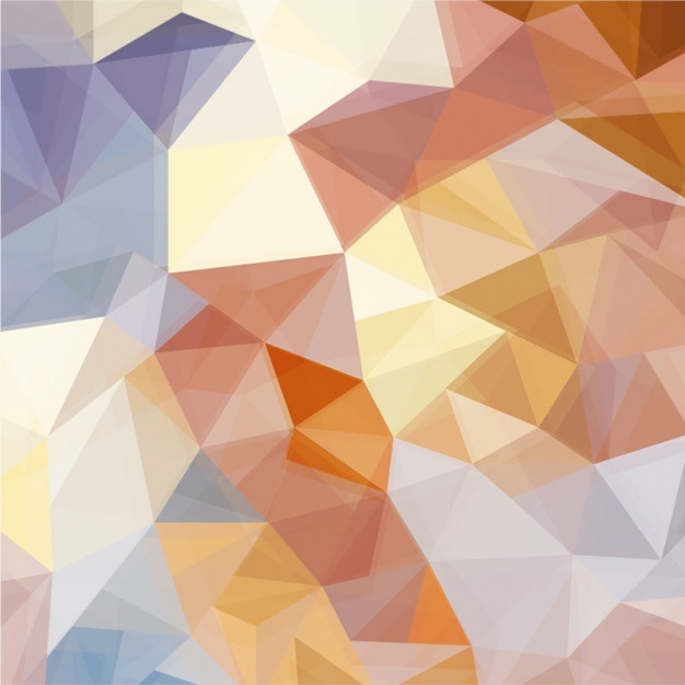 Premium Vector | Polygonal background in pastel colors