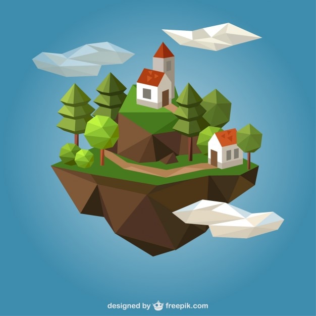 Polygonal country houses