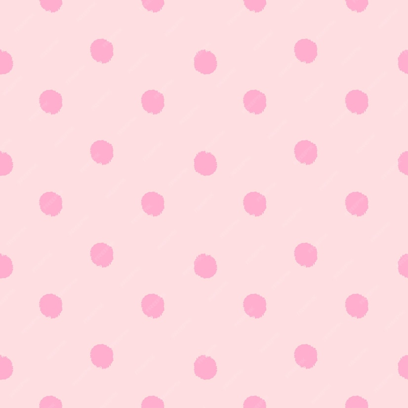 Premium Vector | Pom poms of seamless pattern. hand drawn cute background.