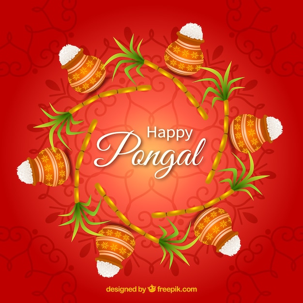 download vector pongal background of pot with rice in watercolor style vectorpicker pongal background of pot with rice in