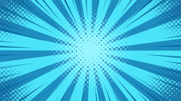 Premium Vector | Pop art background with blue light scattered from the ...