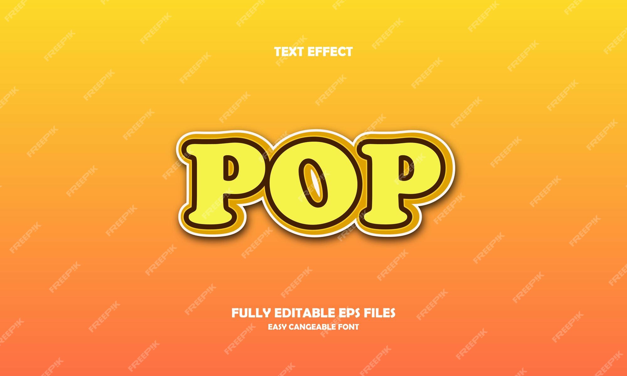 premium-vector-pop-text-effect-design-template