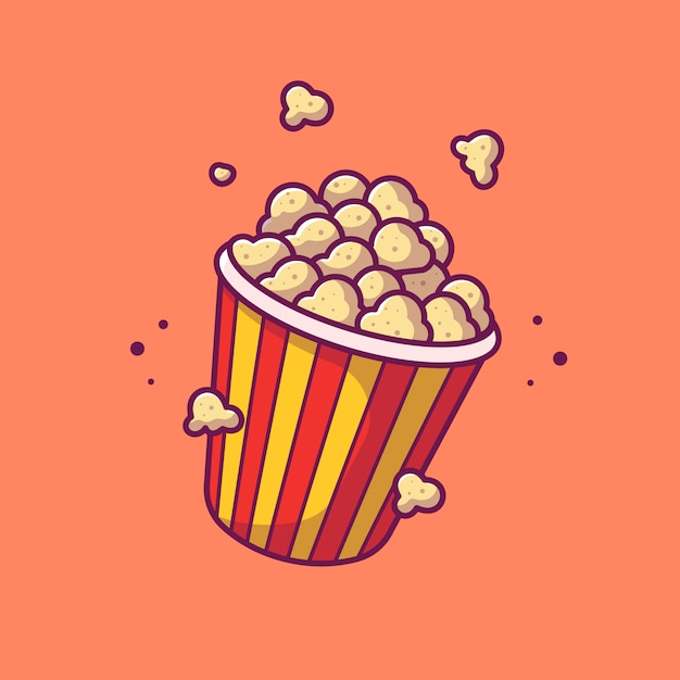 印刷 ポップコーン 映画 イラスト フリー