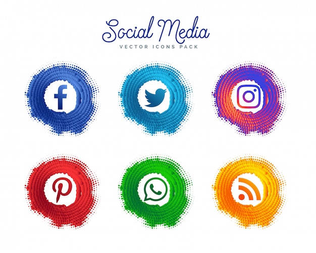 Download Free Popular Social Media Creative Logo Collection Free Vector Use our free logo maker to create a logo and build your brand. Put your logo on business cards, promotional products, or your website for brand visibility.