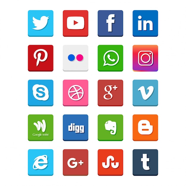 Download Free Popular Social Media Icons Such As Facebook Twitter Blogger Use our free logo maker to create a logo and build your brand. Put your logo on business cards, promotional products, or your website for brand visibility.