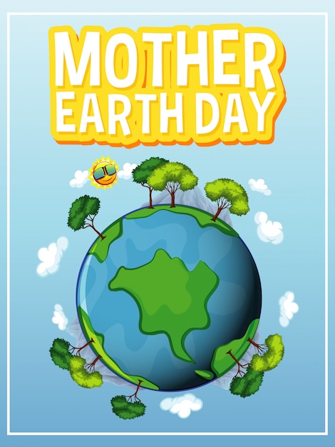 prepare a poster presentation on mother earth