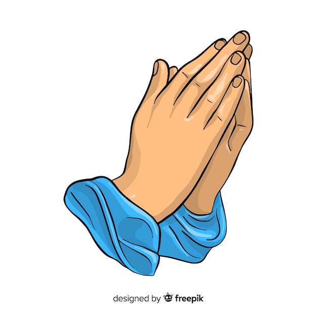 Download Praying hands background | Free Vector