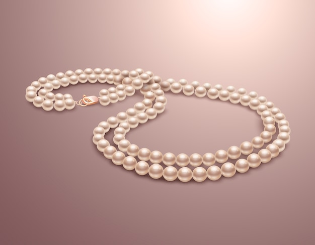 Precious pearl necklace