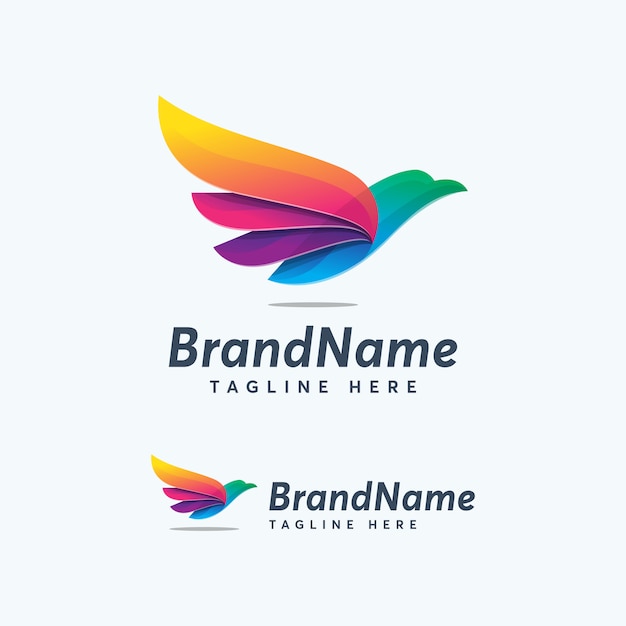 Download Free Premium Color Eagle Logo Design Template Colorful Abstrack Premium Vector Use our free logo maker to create a logo and build your brand. Put your logo on business cards, promotional products, or your website for brand visibility.