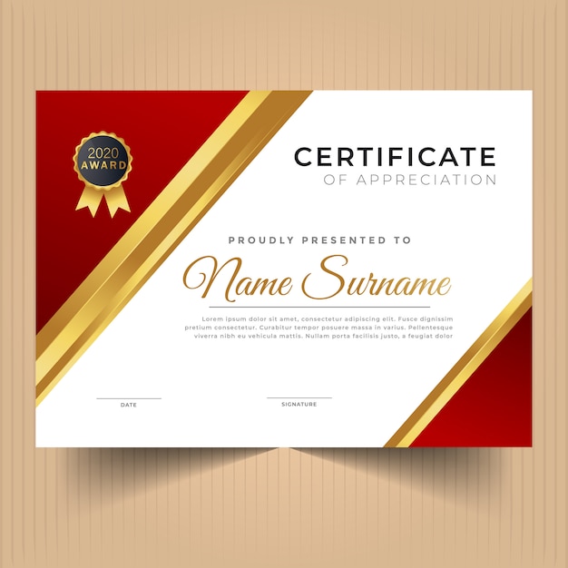 Download Premium multipurpose certificate design template | Premium Vector