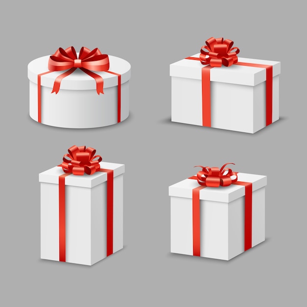 Free Vector | Present box set