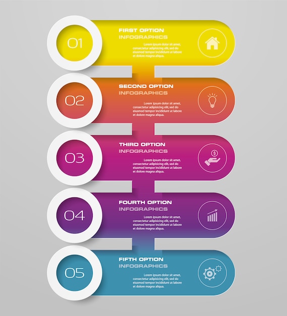 Premium Vector | Presentation chart infographic