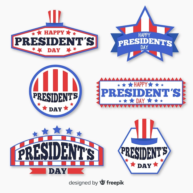 free-vector-president-day-sticker-set