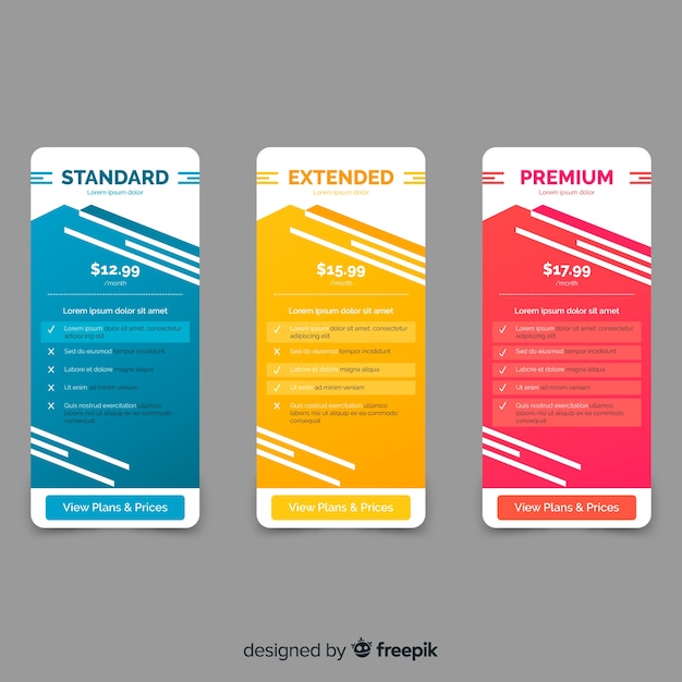 Price List Collection Free Vector price-list-collection-free-vector