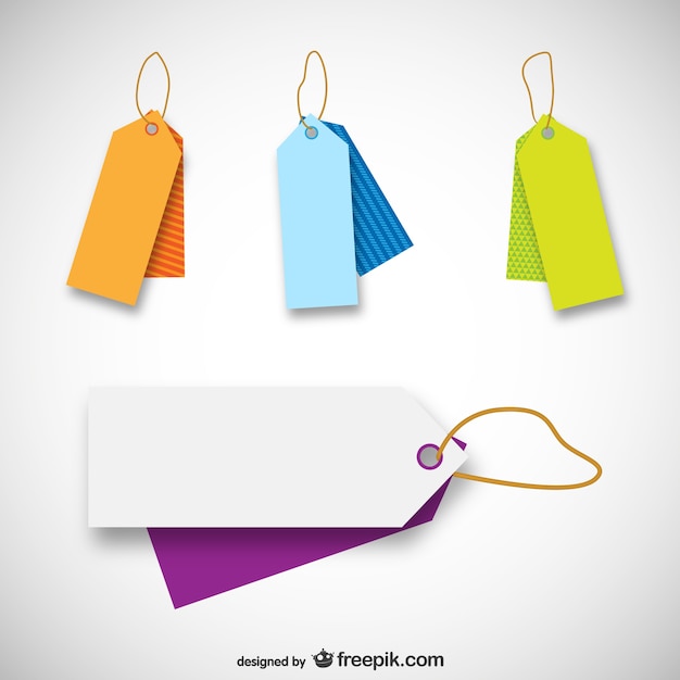 Price tag templates Vector Free Download