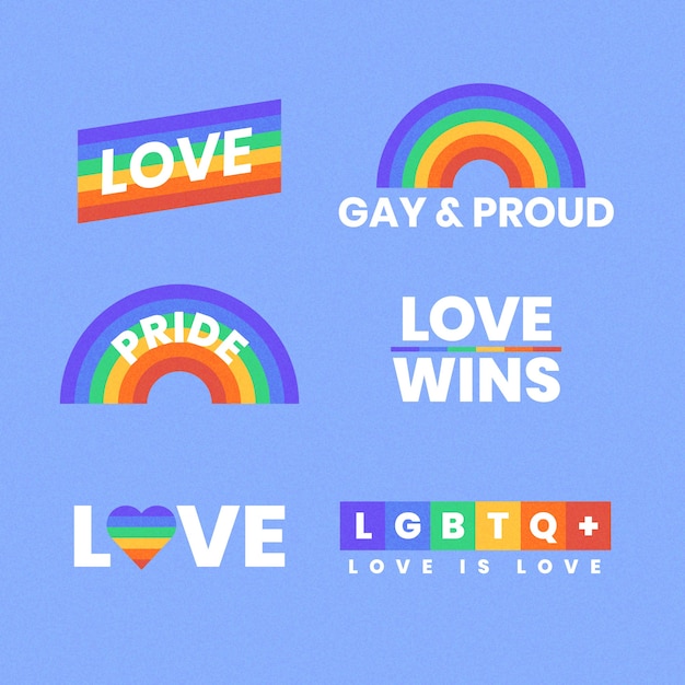 Download Free Pride Day Concept Rainbow Labels Free Vector Use our free logo maker to create a logo and build your brand. Put your logo on business cards, promotional products, or your website for brand visibility.