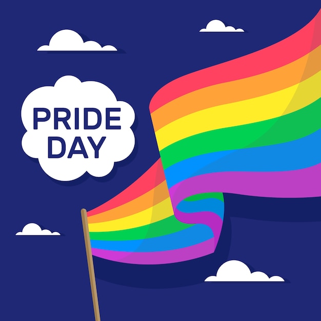 Download Pride day flag concept | Free Vector