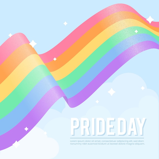 Download Pride day flag concept | Free Vector