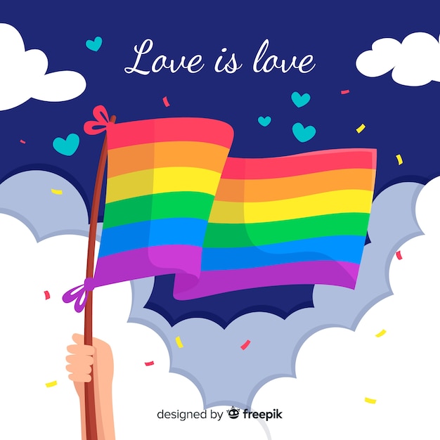 Download Pride day flag | Free Vector