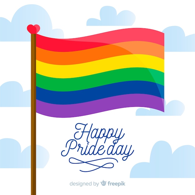 Free Vector | Pride day flag