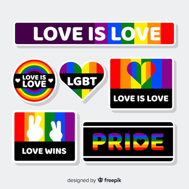 free-vector-pride-day-labels-collection