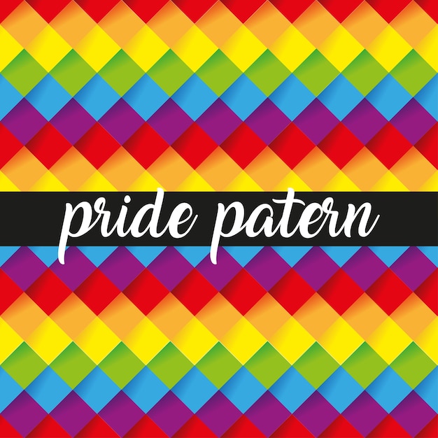 Premium Vector Pride pattern