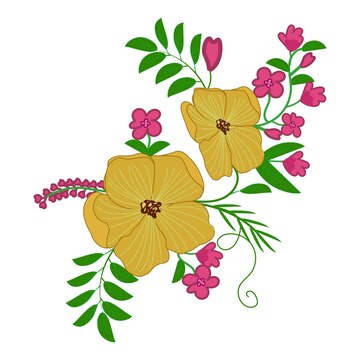 Premium Vector | Primrose flower floral vector design in illustration ...