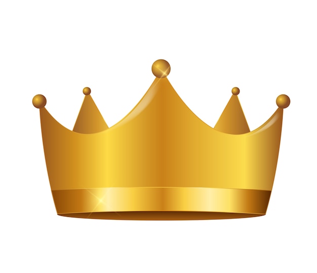 Premium Vector | Princess crown icon in flat design