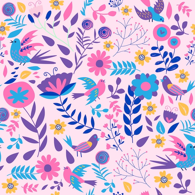 Premium Vector | Print pink pattern