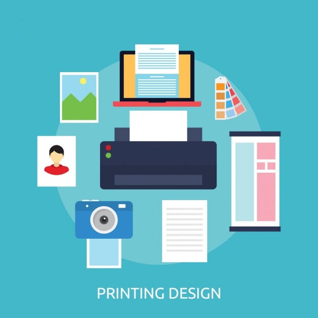 Printing elements background design