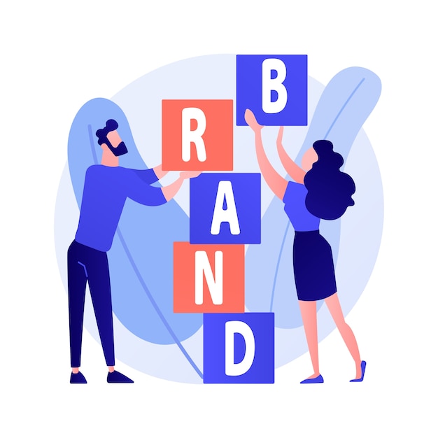 product brand building corporate identity design studio designers flat characters teamwork cooperation collaboration company name concept illustration 335657 1722 - How to Formulate a Successful Online Brand Building Strategy in 2021