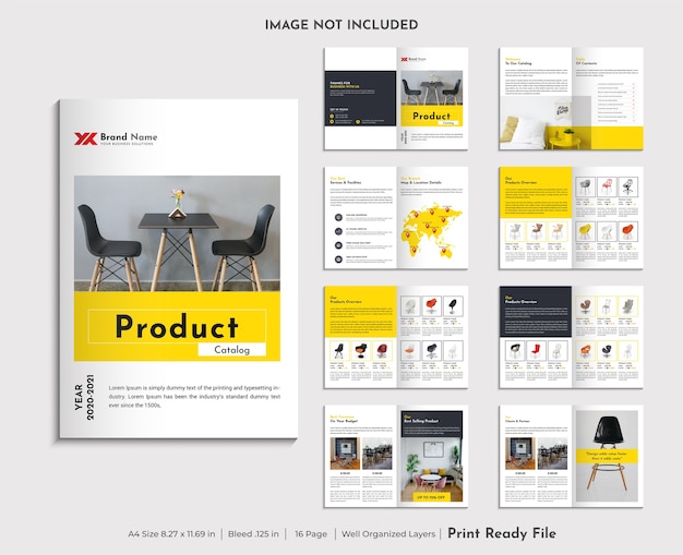 product catalogue template word free download